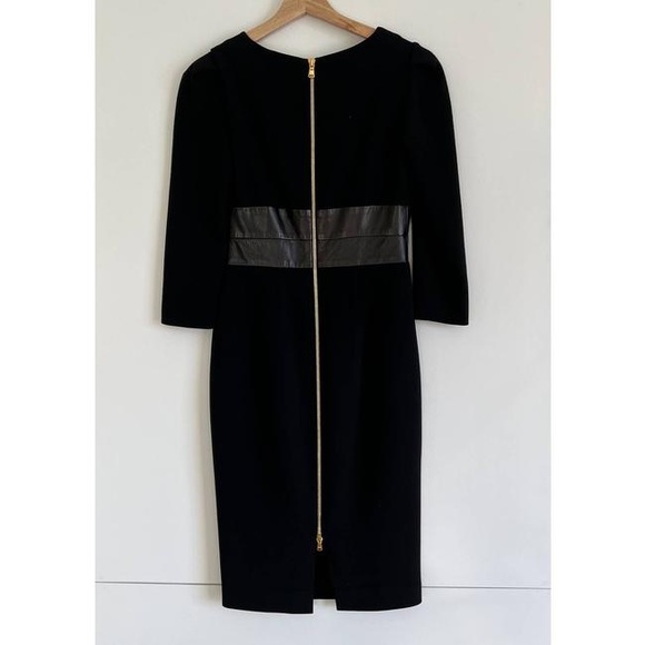 Emilio Pucci Black Leather Dress - Picture 4 of 4